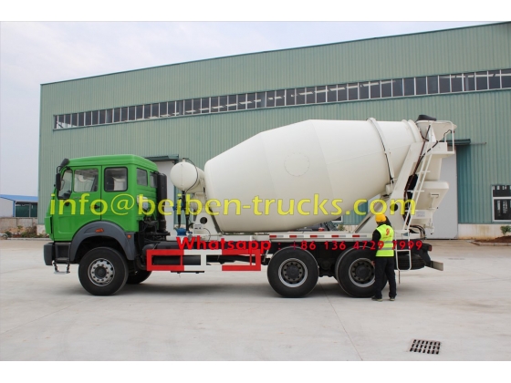 North Benz cement transit vehicle concrete mixer truck weight in china