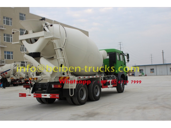 Military quality hot sale Beiben 6x4 5m3 capacity concrete mixer truck  supplier