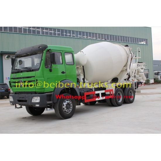 Military quality hot sale Beiben 6x4 5m3 capacity concrete mixer truck  supplier