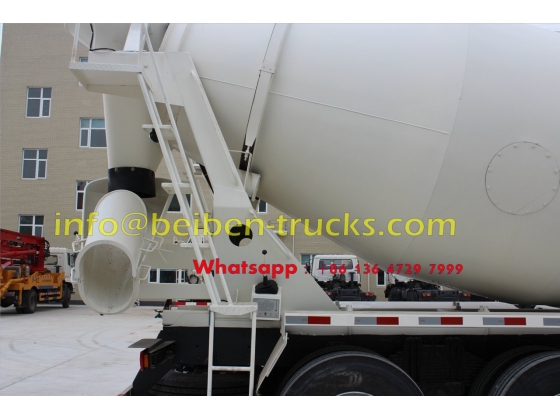 Military quality hot sale Beiben 6x4 5m3 capacity concrete mixer truck  supplier