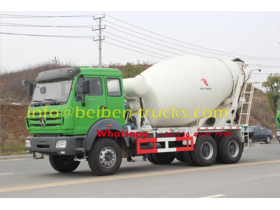 North Benz /Beiben self loading concrete mixer truck  price