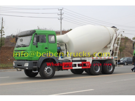 North Benz /Beiben self loading concrete mixer truck  price