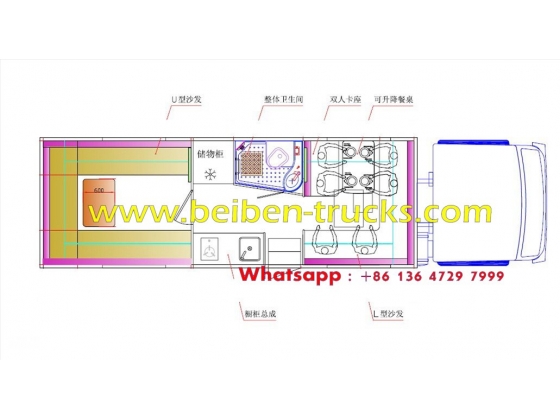 china beiben 6 wheel drive Recreational Vehicle supplier