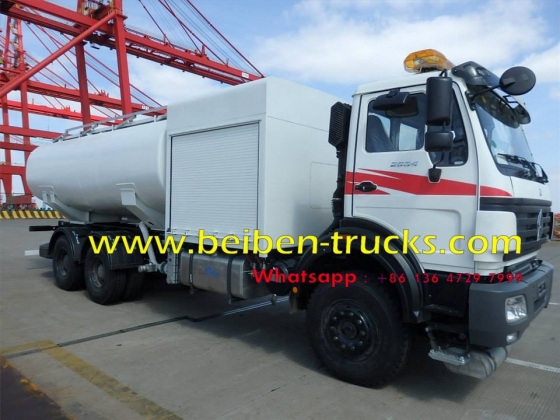 china beiben 6*4 drive fuel tanker manufacturer