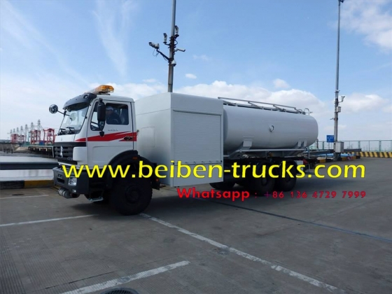 china beiben 6*4 drive fuel tanker manufacturer