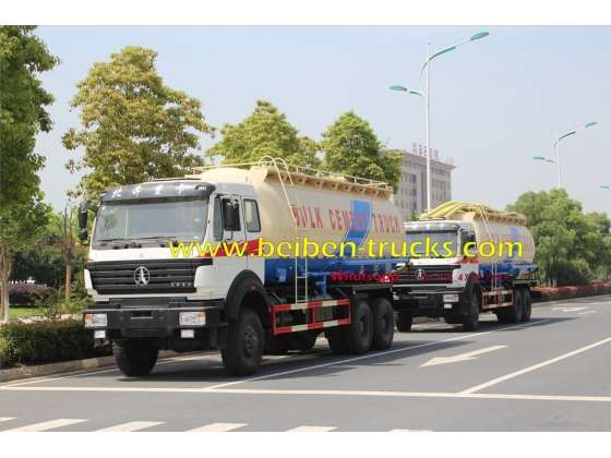 beiben 2534 off road cement transportation truck