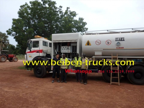 china beiben 6*4 drive fuel tanker manufacturer