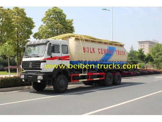 beiben 2534 off road cement transportation truck