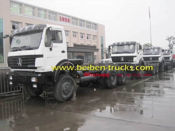 china beiben 2534 off road tractor truck supplier