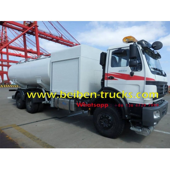 china beiben 6*4 drive fuel tanker manufacturer