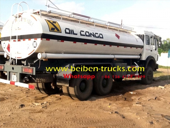 North benz 2534 6*6 wheel drive fuel trucks manufacturer