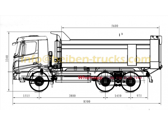 china beiben 70 T dumper supplier