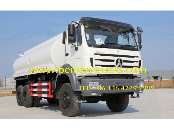 Beiben 6 wheel drive 2538 water tanker