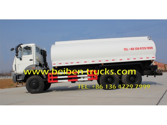 Right hand drive beiben 2538 water truck for kenya customer