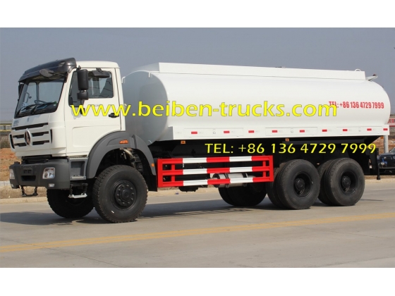 Beiben 2638 6x4 water delivery water tanker truck tanker truck  supplier