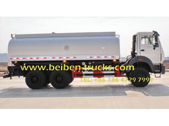 Beiben 2638 6x4 water delivery water tanker truck tanker truck  supplier