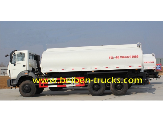 CHINA good quality Beiben 20m3 tanker truck capacity water tanker truck for sale