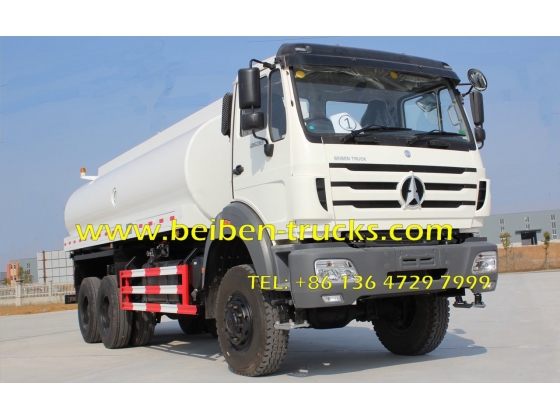 CHINA good quality Beiben 20m3 tanker truck capacity water tanker truck for sale