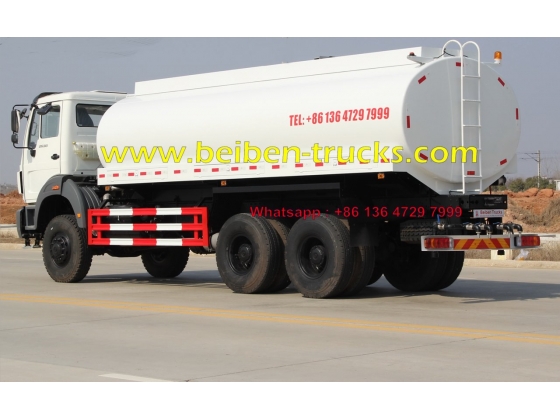 CHINA good quality Beiben 20m3 tanker truck capacity water tanker truck for sale