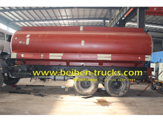 BeibenTRUK 15m3 6X4 mobile catering trucks, RHD water tank truck for sal...