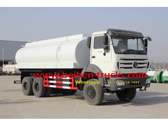 Beiben 6x6 water tank truck 10-20m3 tanker truck price