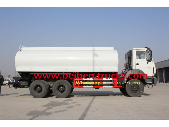 Beiben 6x6 water tank truck 10-20m3 tanker truck price