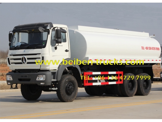 CHINA good quality Beiben 20m3 tanker truck capacity water tanker truck for sale