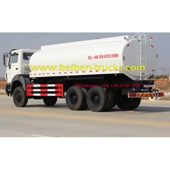 CHINA good quality Beiben 20m3 tanker truck capacity water tanker truck for sale