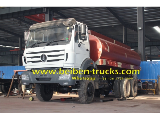 BeibenTRUK 15m3 6X4 mobile catering trucks, RHD water tank truck for sal...