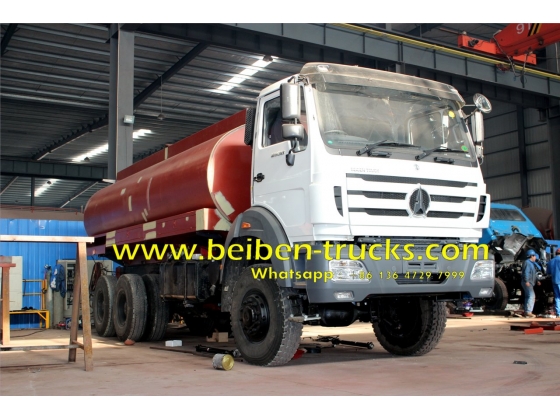 BeibenTRUK 15m3 6X4 mobile catering trucks, RHD water tank truck for sal...