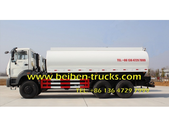 CHINA good quality Beiben 20m3 tanker truck capacity water tanker truck for sale