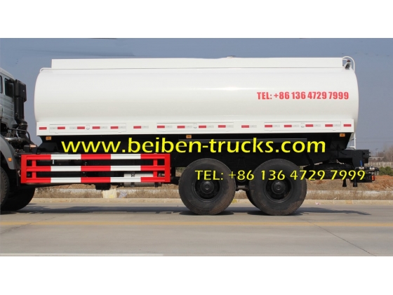 Beiben sprinkler truck 2638 6x4 water truck with 20 cubic tanker supplier