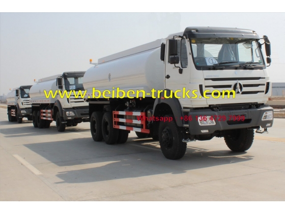 Beiben sprinkler truck 2638 6x4 water truck with 20 cubic tanker supplier