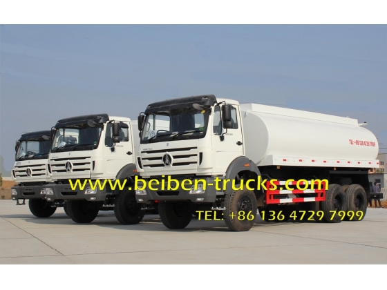 CHINA good quality Beiben 20m3 tanker truck capacity water tanker truck for sale