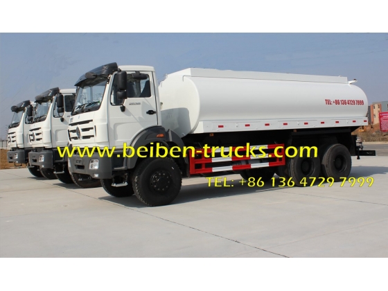 Beiben 2638 6x4 water delivery water tanker truck tanker truck  supplier