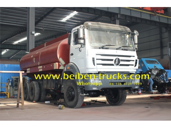 BeibenTRUK 15m3 6X4 mobile catering trucks, RHD water tank truck for sal...