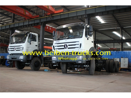 Beiben 6x6 water tank truck 10-20m3 tanker truck price