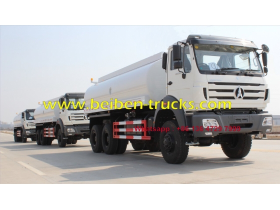 North Benz 6x4 NG80 water sprinkling tank water bowser truck supplier