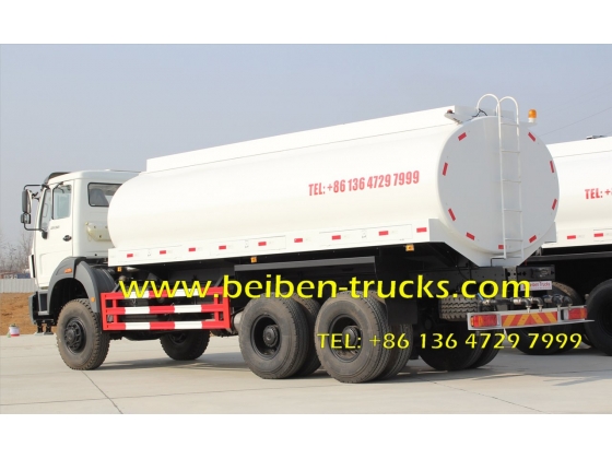 North Benz 6x4 NG80 water sprinkling tank water bowser truck supplier