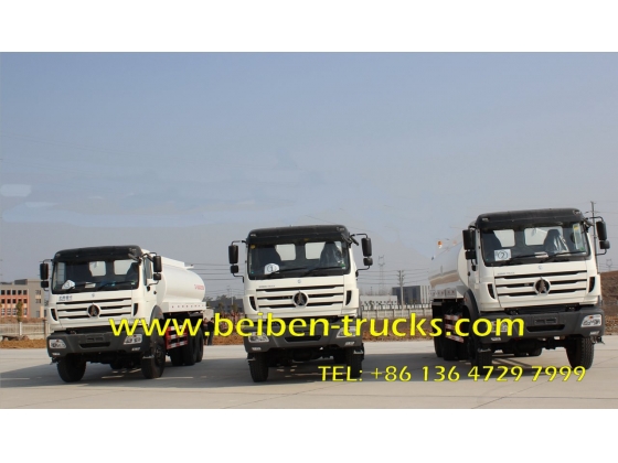 Beiben truck 6x4 NG80 water spray truck truck mounted water tank  supplier