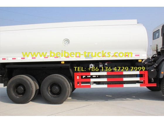 Beiben truck 6x4 NG80 water spray truck truck mounted water tank  supplier