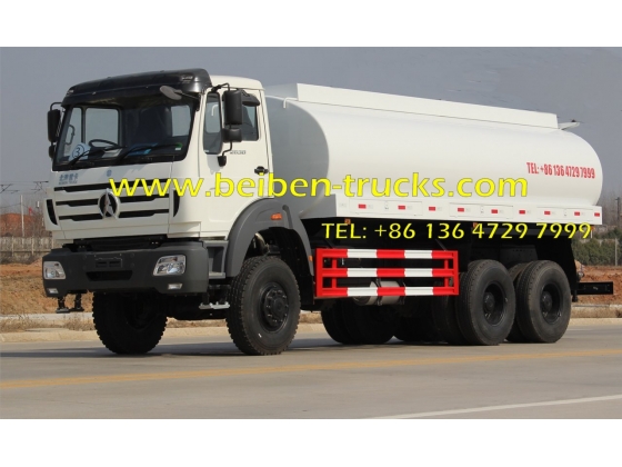 Beiben Off Road 6*6 Water Bowser Truck Water Tanker Truck 20Cbm  for africa