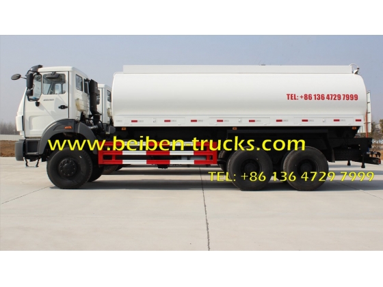 North Benz NG80 6x4 power star 20 ton water tank truck for sale