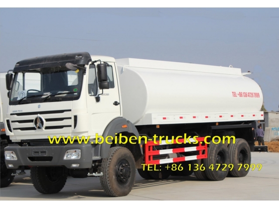 North Benz NG80 6x4 power star 20 ton water tank truck for sale