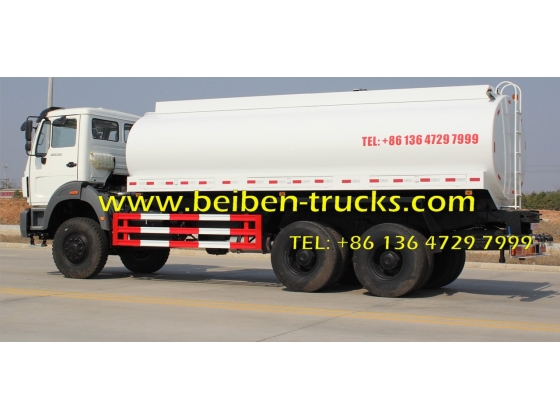 China supliers beiben heavy duty 6x4 water carrier truck for hot sale