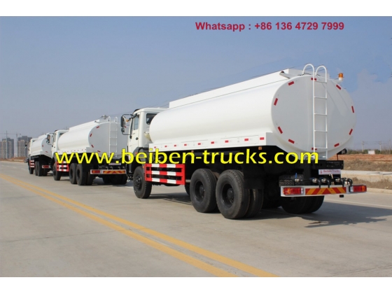 china Beiben NG80 6x4 20 cubic meters power star water tankers for sale