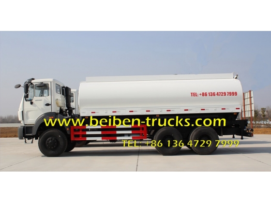 Beiben NG80B 6x4 5000 gallon water tank truck manufacturer