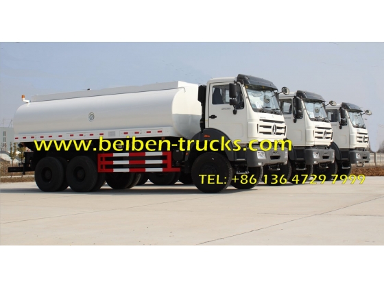 20m3 BEIBEN Water transportation stainless steel water tank truck supplier