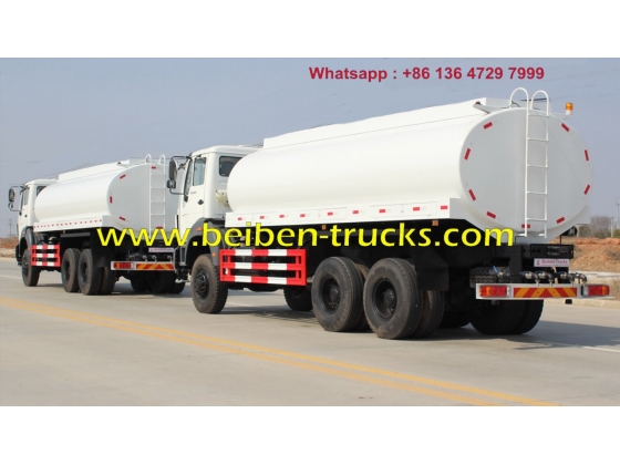 china North benz BEIBEN 6x4 336HP tank truck water truck for sale