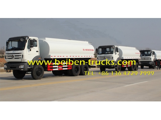 20m3 BEIBEN Water transportation stainless steel water tank truck supplier